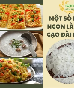 Một số món ngon làm từ gạo Đài Loan