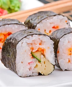 Sushi được làm từ gạo Hana Akita