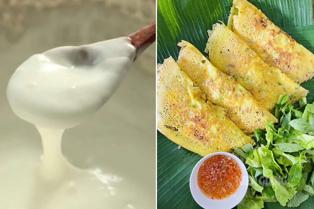 Bột làm bánh xèo