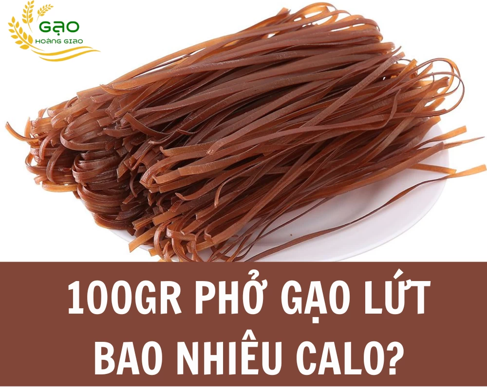 100gr phở gạo lứt bao nhiêu calo đang là điều khiến người tiêu dùng thắc mắc