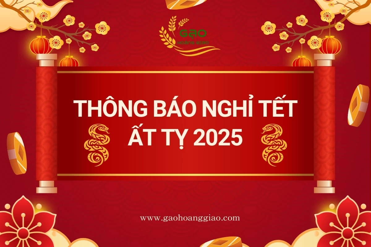 Thông báo nghỉ Tết Ất Tỵ 2025
