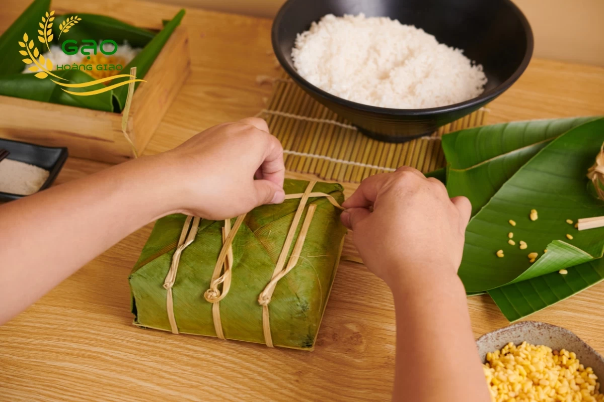 Gạo nếp lào được dùng để làm bánh chưng