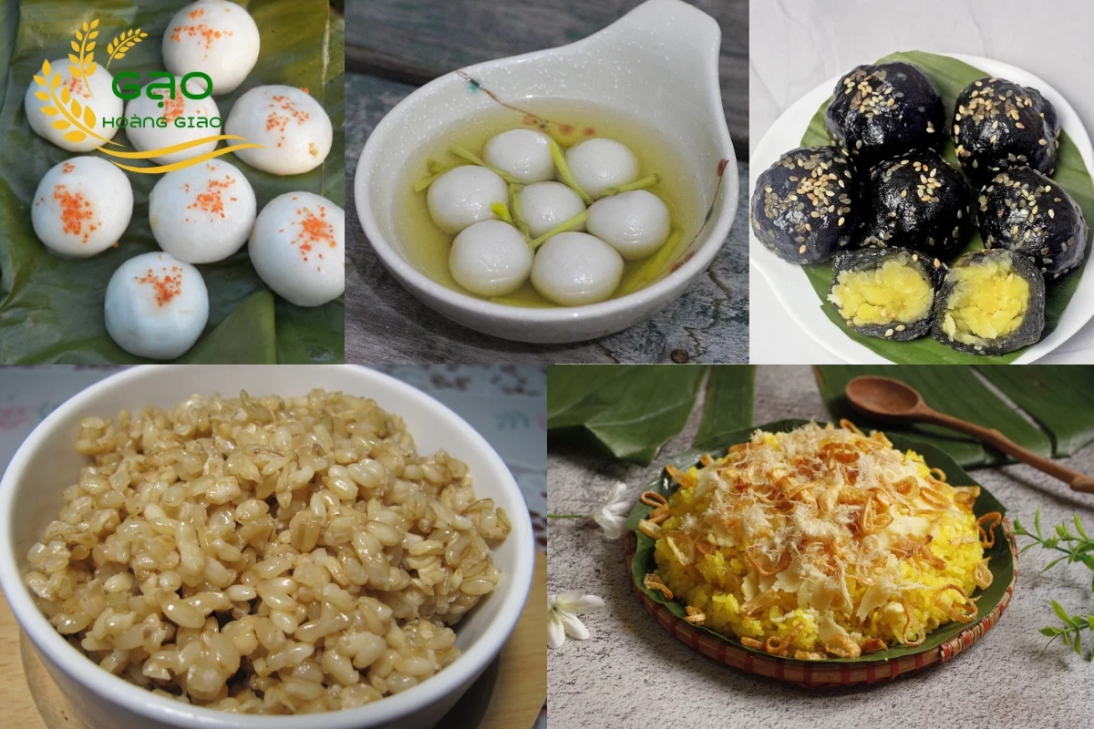 Các món ngon được làm từ nếp sáp ngỗng