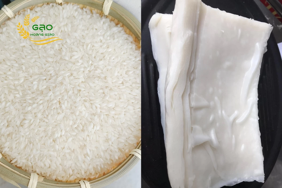 Gạo làm bánh phở
