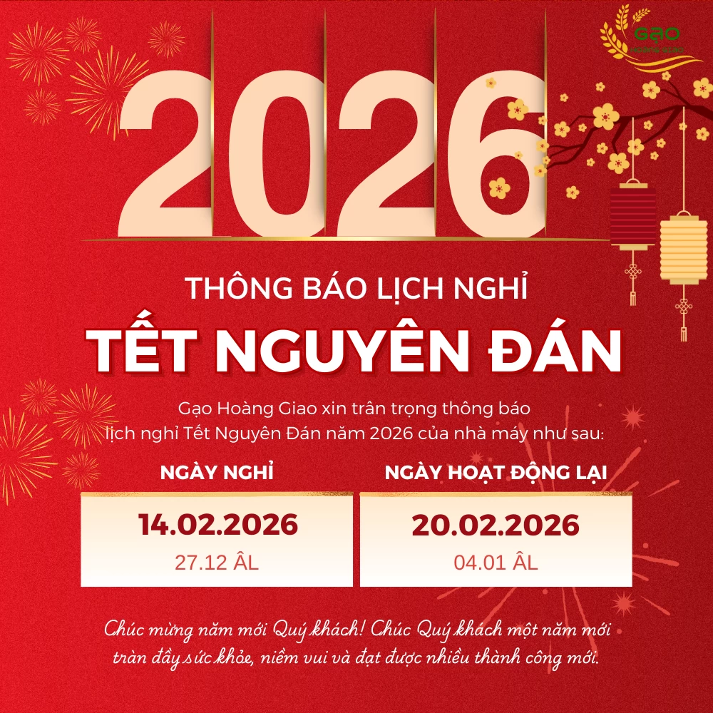 Lịch nghỉ Tết Nguyên Đán 2026