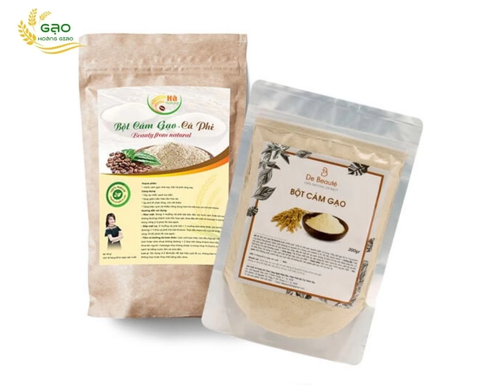 Tem dán bột cám gạo