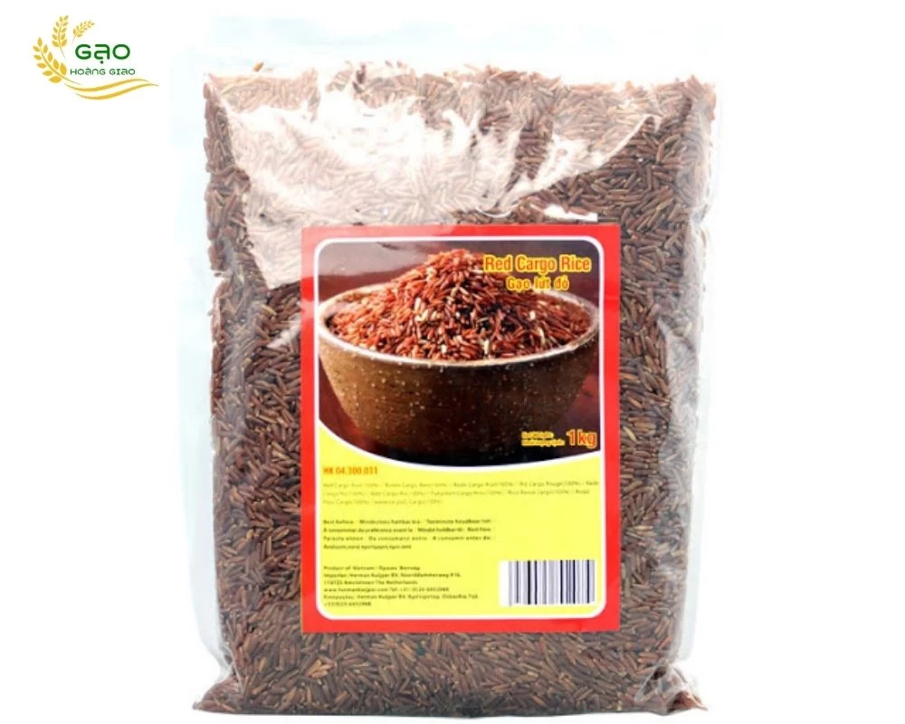Tem dán gạo lứt đỏ 1kg