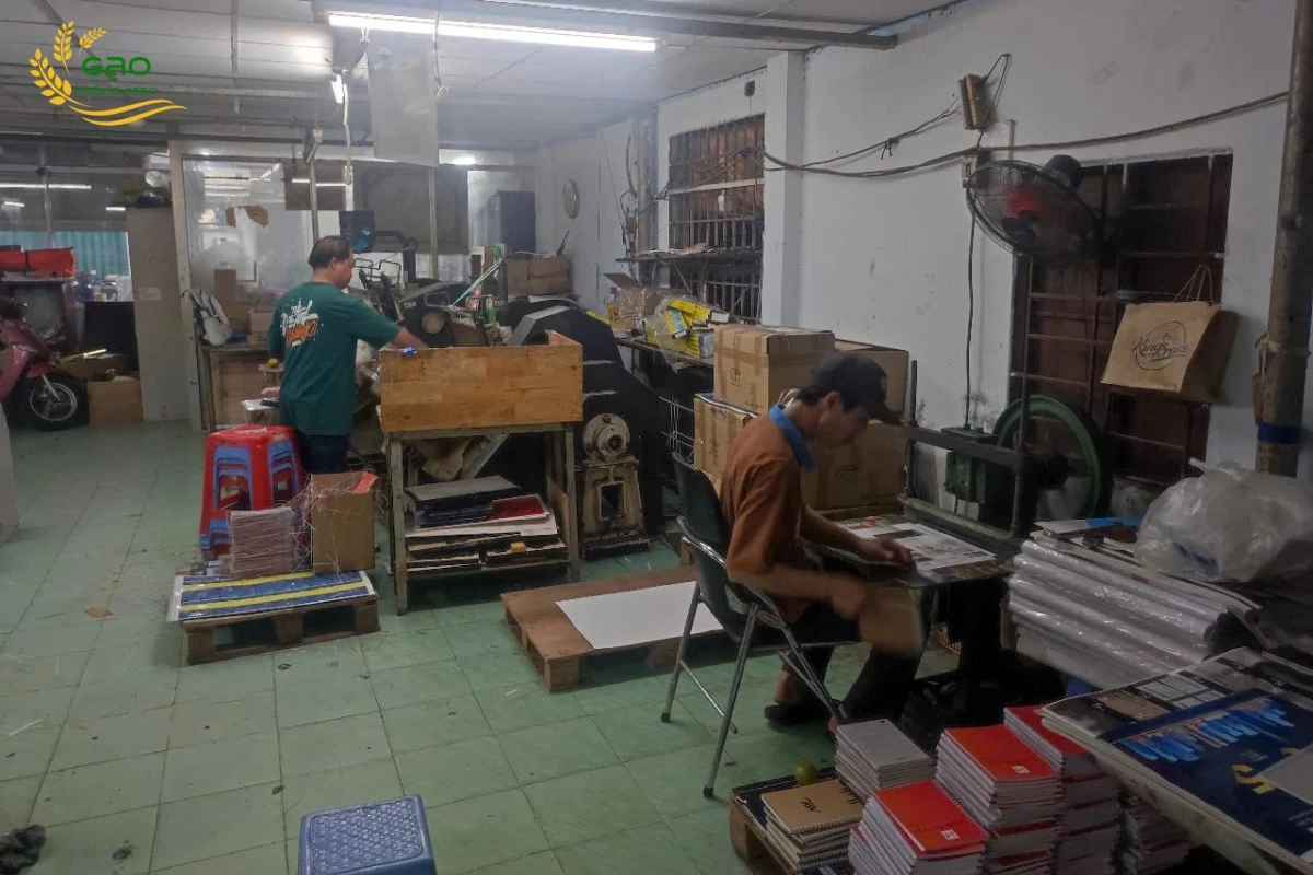 Xưởng in card visit bán gạo - In Vĩnh Trị