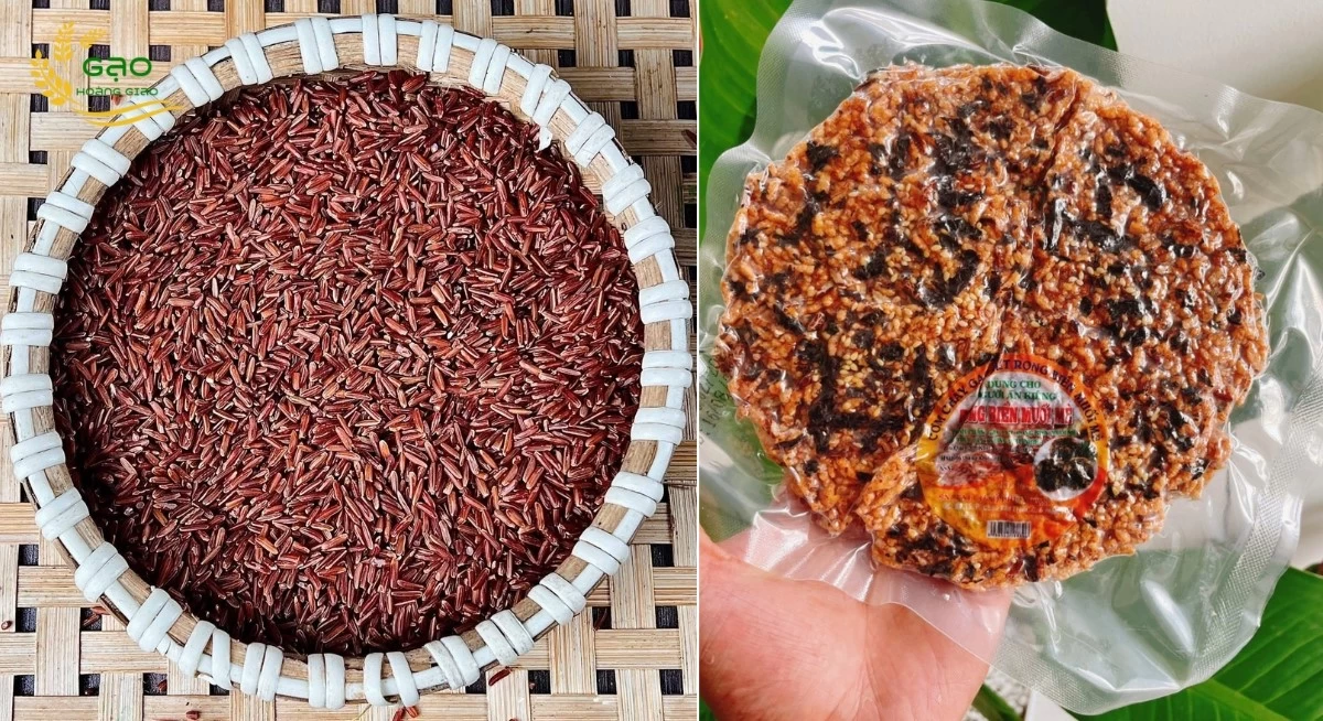 Gạo lứt huyết rồng là lựa chọn hàng đầu để làm ra món cơm cháy healthy