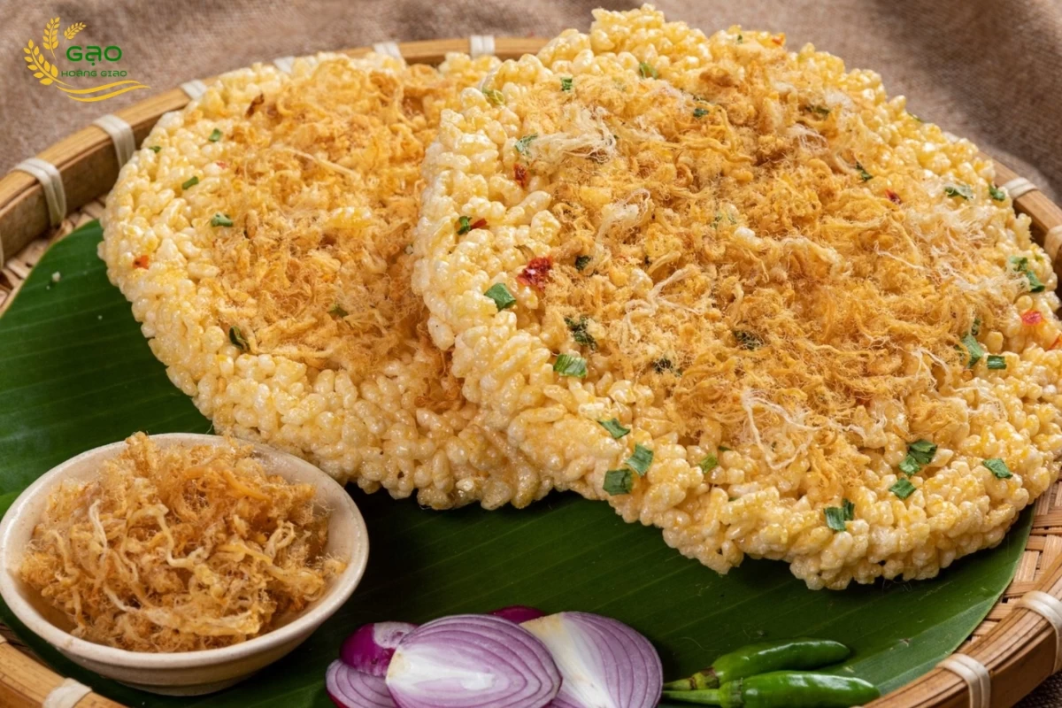 Thành phẩm cơm cháy hấp dẫn
