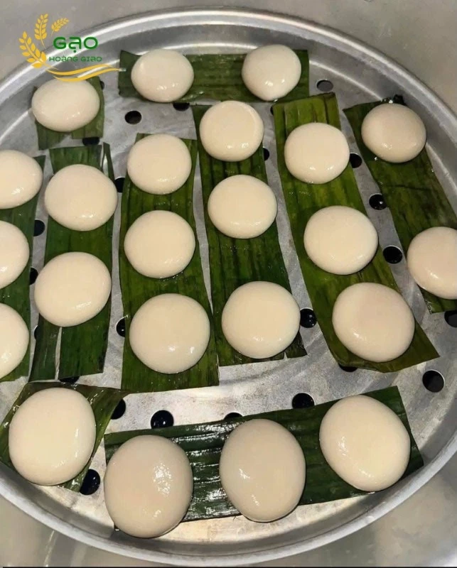 Hấp bánh giầy chín đều