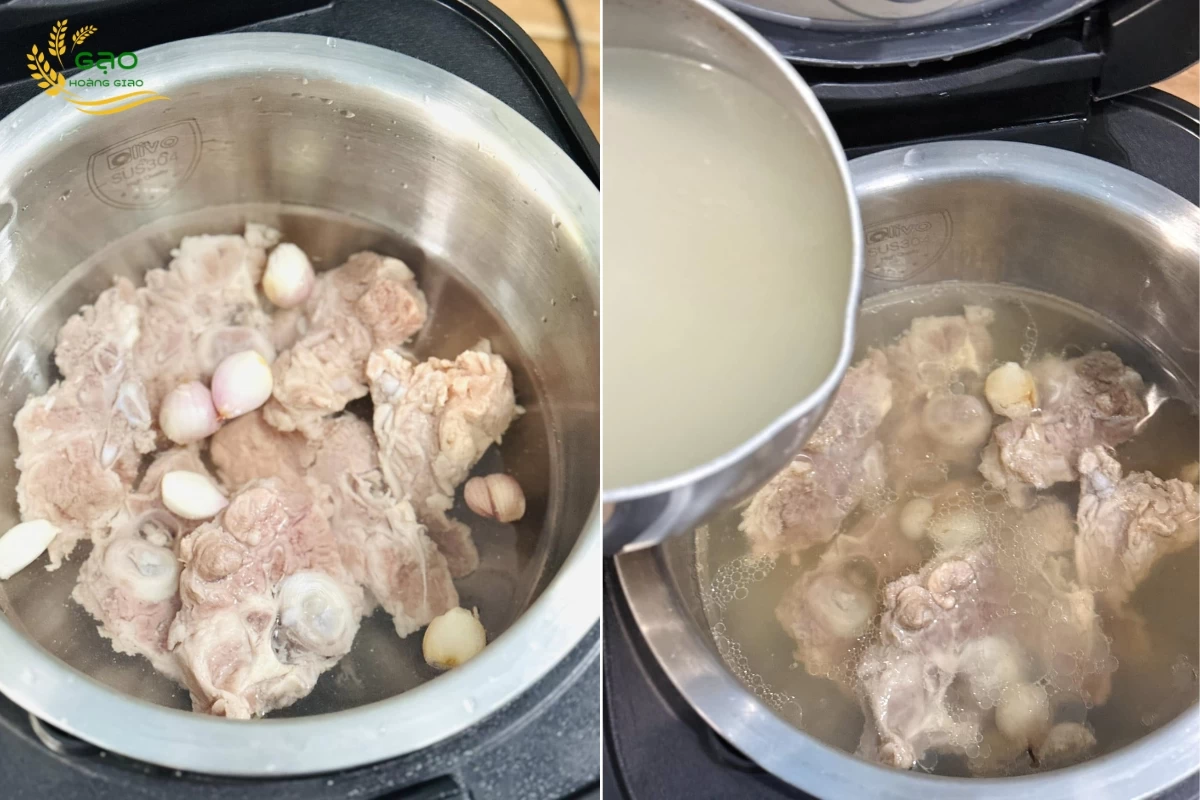 Ninh nước dùng bánh canh